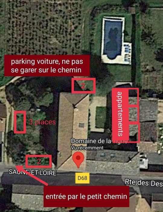 La Chapelle-de-GuinchayAu Coeur Des Vignes Chenas Du Beaujolaisアパートメント エクステリア 写真